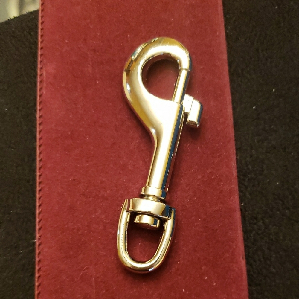 Gold Metal Keychain Clip